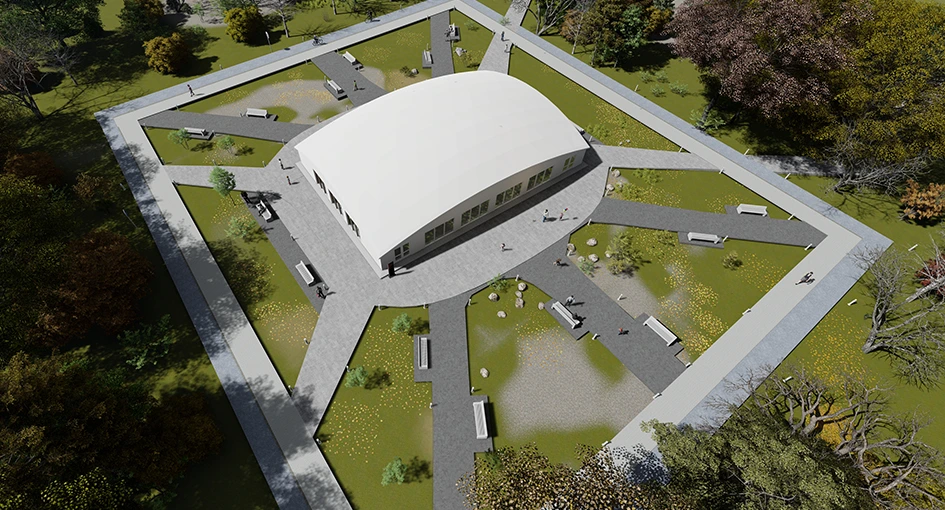 Large-span structures Fullerdome