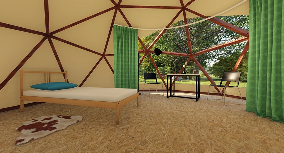 Geodome for Glamping Park Fullerdome